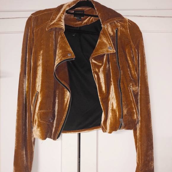 SOLD! Velvet moto jacket - Picture 1 of 4